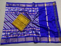 PSSISDST5A08FSDC32- Ikat Silk dupatta with Ikat sico top