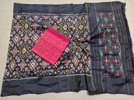 PSSISDST5A08FSDC45- Ikat Silk dupatta with Ikat sico top