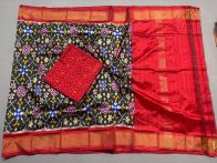 PSSISDST5A08FSDC49- Ikat Silk dupatta with Ikat sico top