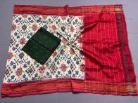 PSSISDST5A09FNDC05- Ikat Silk dupatta with Ikat sico top