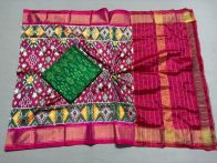 PSSISDST5A09FNDC10- Ikat Silk dupatta with Ikat sico top