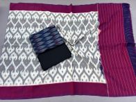 PSSIC3PS5Y02IZSC18- Double ikat cotton salwar set