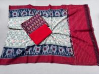 PSSIC3PS5Y02IZSC43- Double ikat cotton salwar set