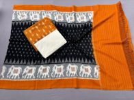 PSSIC3PS5Y02IZSC68- Double ikat cotton salwar set