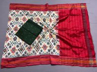 PSSISDST5Y02FNCD08- Ikat Silk dupatta with Ikat sico top