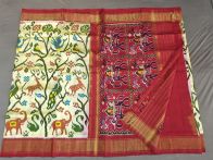 PGMRIDSS5Y02ZDCD04- Ikat silk saree