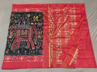 PGMRIDSS5Y02ZDCD06- Ikat silk saree
