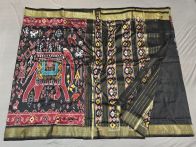 PGMRIDSS5Y02ZDCD07- Ikat silk saree