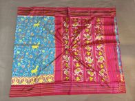 PGMRIDSS5Y02ZDCD16- Ikat silk saree