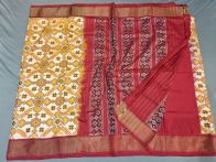 PGMRIDSS5Y03NICC24- Ikat silk saree