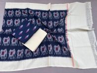 PSSIC3PS5Y20IZSC36- Double ikat cotton salwar set