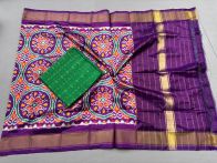 PSSISDST5Y21FSDC01- Ikat Silk dupatta with Ikat sico top