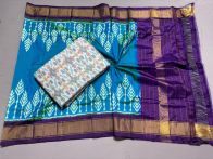 PSSISDST5Y21FSDC15- Ikat Silk dupatta with Ikat sico top