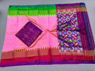 PSSISDST5N05FSDC01- Ikat Silk dupatta with Ikat sico top
