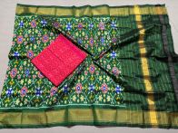 PSSISDST5N05FSDC04- Ikat Silk dupatta with Ikat sico top