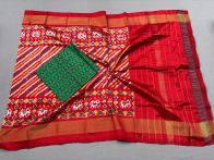 PSSISDST5Y21FSDC34- Ikat Silk dupatta with Ikat sico top