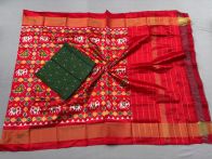 PSSISDST5Y21FSDC35- Ikat Silk dupatta with Ikat sico top