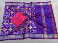 PSSISDST5Y21FSDC39- Ikat Silk dupatta with Ikat sico top