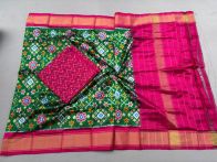 PSSISDST5Y21FSDC43- Ikat Silk dupatta with Ikat sico top