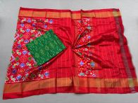 PSSISDST5Y21FSDC44- Ikat Silk dupatta with Ikat sico top