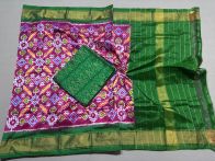 PSSISDST5Y21FSDC54- Ikat Silk dupatta with Ikat sico top
