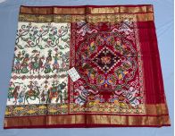 PPISIDSS5Y11SSDC02- Ikat silk saree