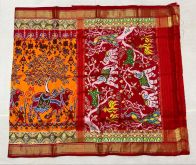 PPISIDSS5Y11SSDC12- Ikat silk saree