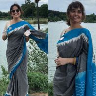 PGMRICTS5Y12INCD56- Ikat cotton saree