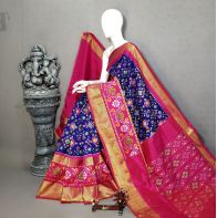 PALUIDSS5A06NCDC04- Ikat silk saree