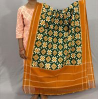 PSSIICDP5Y04IBDC04- Double Ikat cotton dupatta