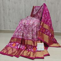 PSHLIDSS5Y10NCDC33- Ikat silk saree