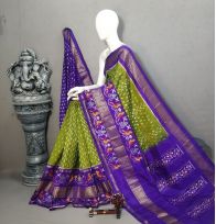 PALUIDSS5A09NSCD04- Ikat silk saree