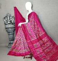 PALUIDSS5A07BSCC14- Ikat silk saree