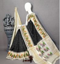 PALUIDSS5A09NSCD25- Ikat silk saree