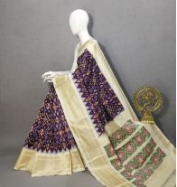 PRKSIDSS5Y05NDDC09- Ikat silk saree