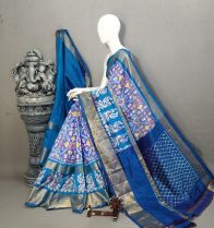 PALUIDSS5A06NCDC32- Ikat silk saree