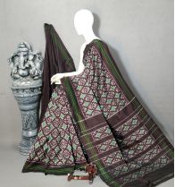 PALUIDSS5A07BSCC30- Ikat silk saree
