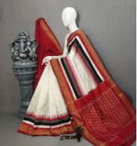 PALUIDSS5A07BSCC33- Ikat silk saree