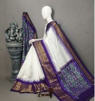 PALUIDSS5A09NSCD20- Ikat silk saree
