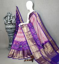 PALUKBRS5M31ENCC04- Kanchi border Ikat silk saree
