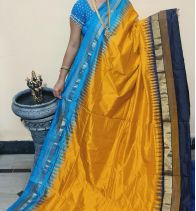 PGMRILWS5A07XECD11- light weight Ikat silk saree