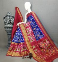 PALUIDSS5A06NCDC42- Ikat silk saree