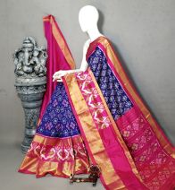 PALUIDSS5A06NCDC10- Ikat silk saree