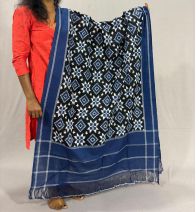PSSIICDP5Y04IBDC15- Double Ikat cotton dupatta