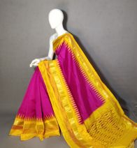 PGMRILWS5Y12XEDC30- light weight Ikat silk saree