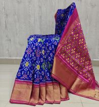 PSHLIDSS5Y12NCDD25- Ikat silk saree