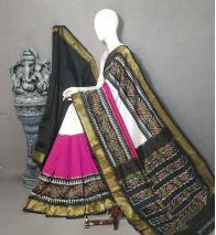 PALUIDSS5A06NCDC24- Ikat silk saree
