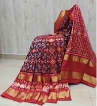 PSHLIDSS5Y12NCDD07- Ikat silk saree