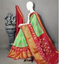 PALUIDSS5A06NCDC09- Ikat silk saree