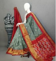 PALUIDSS5A06NCDC45- Ikat silk saree